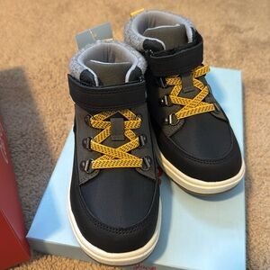 Cat and Jack boys toddler boots never worn, still in box